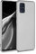 kwmobile Case kompatibel mit Samsung Galaxy A51 Hülle - Schutzhülle aus Silikon metallisch schimmernd - Handyhülle Metallic Silber