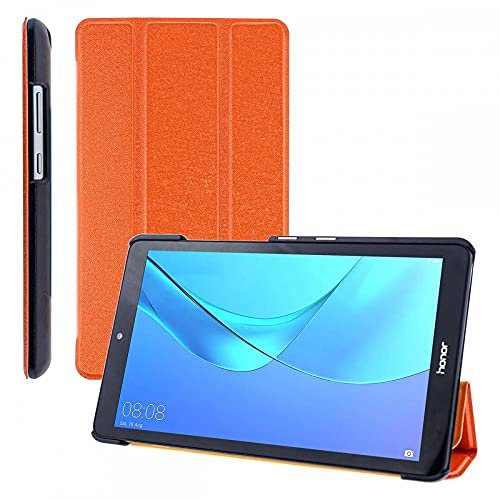 COOVY® Handywelt-Niefern - Custodia protettiva ultra sottile per Huawei Mediapad T3 da 7, colore: Arancione