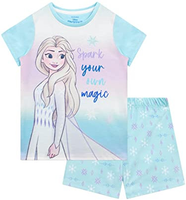 Disney Pigiama per Ragazze Frozen Multicolore 4-5 Anni