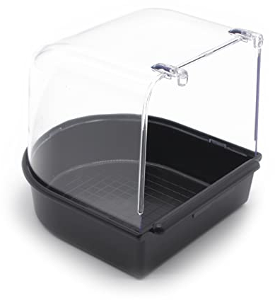 Vogel Badehaus Vogelkäfig schwarz Badeschale Badewanne Badeschale Käfig Voliere
