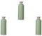 minkissy 3pcs Flip Cap Shampoo Bottles Empty Sub Package Squeeze Bottles Shower Gel Bottle Refillable Containers for Shampoo Lotions Cream Wash Conditioner