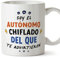 MUGFFINS Tazas para AUTÓNOMO hombre - En Español - Todos te advirtieron - 11 oz / 330 ml - Regalo original y divertido