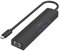 Hama Hub USB-C Multiports (Adaptateur 6 en 1: 3 USB-A, 1 USB-C Power Delivery PD, 1 HDMI, 1 Ethernet, Station d'Acceuil PC Portable/Tablette MacBook Pro, MacBook Air, iPad Pro, Dell et XPS) Noir