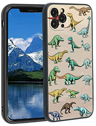MISTK Compatible with iPhone 11 Pro Phone Case, Dinosaurs-124 Case Silicone Protective for Teen Girl Boy Case for iPhone 11 Pro