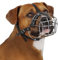 BRONZEDOG Hundemaulkorb Drahtkorb Metallmaske für mittelgroße bis große Hunde (Größe 4: Pitbull & Amstaff)