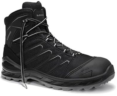 Sicherheitsstiefel LARROX Work GTX black-grey Mid S3 CI Gr. 40 - LOWA Work Collection