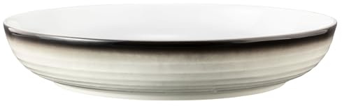 Seltmann Weiden Terra Foodbowl 28 cm, 2270 ml, Servierschale mit spiralförmigem Relief, Spülmaschinen- und mikrowellenfest, Porzellan, Corso