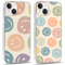 Foonary 2 Stück Transparent Hülle für Apple iPhone 14/iPhone 13 6,1, Handyhülle mit Frauen Mädchen Aesthetic Smiley Muster Motiv Design Case, Silikon Schutzhülle Cover für iPhone 14/13, Smiley 01