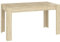 Pxznbe Mesa de comedor de cocina de roble Sonoma, 140 x 74,5 x 76 cm, de aglomerado, estilo minimalista, mesa de salón, restaurante, zona de comedor para colocar alimentos, bebidas y otros objetos