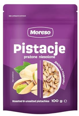 Pistacchi tostati non salati, 100 g Moreso