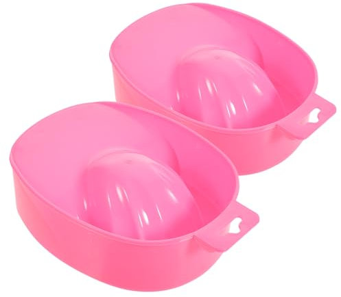 Gogogmee 2pcs Hand Soaking Bowl for Nail Care Soak Trays Manicure Tools for Gel Nail Accessories and Polish Remover