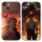 2 Stück Handyhülle für iPhone 16 pro Hülle 6.3'', Anime Motiv Attack on Titan Eren Manga Muster Schutzhülle Jungs Case Schutz der Linse Design Silikon TPU Cover Stoßfest, Schwarz1