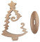 Albero di Natale in legno, ornamenti per albero rustico, decorazione da tavolo piccola, albero di Natale da scrivania, albero di Natale in legno rustico, con ornamenti per decorazioni da tavolo per le