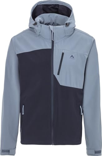 Mc Kinley Herren Mount Bona Softshelljacke, Blue Smoke/Navy, L