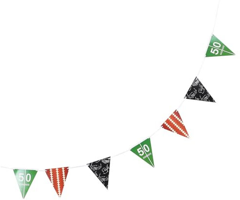 Garneck 1 Stück American Football Wimpel – Dekorative Girlande Für Fans - Kreative Banner Für Sport-Events Und Geburtstagsfeiern Perfekte Football Deko Für Unvergessliche