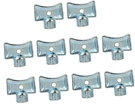 Operitacx 10 Pièces Clé de Purge de Radiateur de Clé Carrée pour Plomberie Outil de Vidange pour Chauffage Compact et Portable