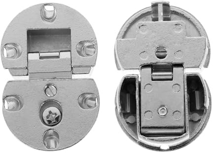 AUTSUPPL 4pcs Heavy Duty Zinc Alloy Flap Hinges for Cabinets Smooth Bearing Movement Furniture Door Hinges with Reinforced Strength for Cupboards and Doors