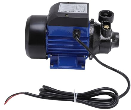 Aramox Solar-Brunnenpumpe, Gusseisen, 180 W, 25 M Förderhöhe, Elektrische Sprinkler-Booster-Pumpe für Garten und Teich