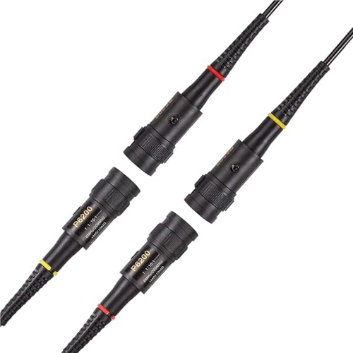 P2200 Oszilloskop-Sonde mit Zubehör-Kit 200 MHz Oszilloskop-Clip-Sonden 1X 10X BNC-Mini-Grabber-Testleitung