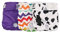 Hisprout weiblich Hund Windel wiederverwendbar waschbar Langlebig Hund Windeln Hose,Colorful Union,M