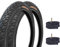 2 Reifen Schwarz + 2 Schläuche 16 x 1,75 (44-305) für Citybikes und Kinderfahrräder