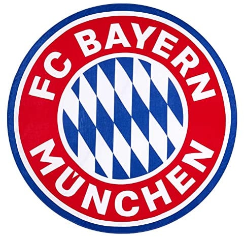 FC Bayern München Strandtuch/ Badetuch/ Saunatuch Logo XXL rund, 165cm