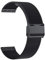 Uhrenarmbänder, 16 mm 18 mm 20 mm 22 mm Ersatz-Edelstahl-Metallgitterband, Schnellverschluss-Uhrenarmband-Metallschraube, intelligente Uhrenarmbänder für Männer Frauen. (16mm, black)