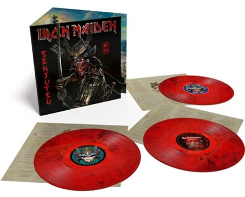 Senjutsu - Exclusive Limited Edition Red & Black Marble Colored Vinyl 3LP