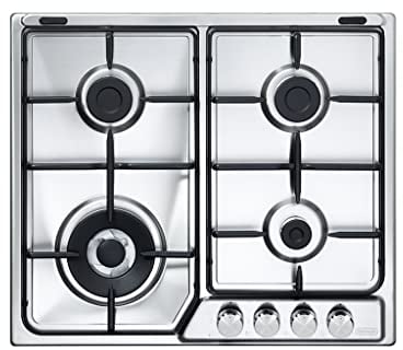 DELONGHI IF46ASDVSPN PIANO COTTURA 4 FUOCHI 1 TRIPLA CORONA VALV. SICUREZZA INOX