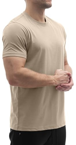 Sixlab® Herren Fitness T-Shirt aus Stretch-Baumwolle | Sportshirt für Gym, Training & Freizeit, Regular Fit