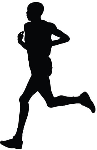 myrockshirt Joggen Joker Silhouette Laufen rennen 15 cm Aufkleber Sticker FREIE Farbwahl Autoaufkleber Wandtattoo