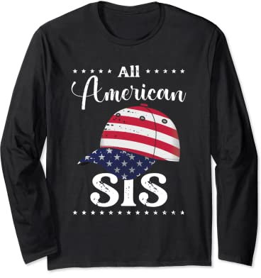 All American Sis Cap – 4. Juli Langarmshirt