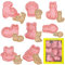 8 Stück Ausstechformen, Keksausstecher Kinder, Plätzchen Ausstecher Plastik Cookies Cutter, Kinder 3D Fondant Keks Ausstecher, Wiederverwendbar Fahrzeugform Ausstecher, Cookie Mold für Kinder