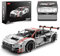 Technik Auto für Audi R8 LMS GT3, 1:8 Auto Modellbausatz, 3314 Teile Groß MOC Klemmbausteine Auto Bausatz, Kompatibel mit Audi R8 Technik Auto