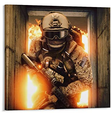 QITEX Wohnzimmer Deko Modern Feuerwehr Poster Wanddekoration Poster Kunstdruckee Tapete Schlafzimmer Dekoration Wand Bilder Tapete Schlafzimmer Dekoration 50x70cm(Kein Rahmen)