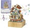Tirff Windmill Music Box Blocks, 799Pcs Summer Theme Windmill House, Suitable for The Office, Home Window Ornaments, Good Choice for Children and Adults Birthday Gifts, NOT Compatible with LGO