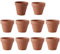 Lot de 10 pots de fleurs en terre cuite pour chambre d'enfant, , poterie, décoration de bureau, 8 x 8 cm
