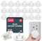 SOL 20pk Plug Socket Covers – Child Safety Plug Protectors – Baby-Proof Electrical Outlet Covers for Wall Sockets, Home, Nursery, Toddler Safety, Shock Prevention & Childproofing Protection