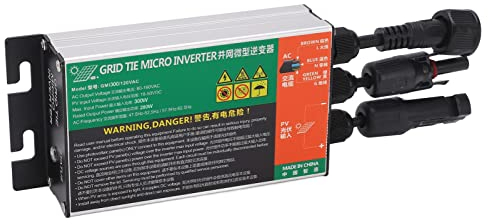 Mikro-Wechselrichter, IP55 Wasserdichtes Aluminiumlegierungsmaterial, Sicherer PV-Netzanschluss, GMI-Mikro-Wechselrichter für Kleine Solaranlagen (GMI300W-AC110V)