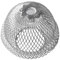 Folpus Iron Wire Lampshade Chandelier Light Cover Weave Modern Metal Cage Mesh Lamp Shade Pendant Light Shade for Hotel Farmhouse Bar Restaurant, Silver