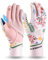 ROCKBROS Gants Cyslisme Femme Gants Vélo Printemps Automne Gants Sport Doigt Complet Écran Tactile Coupe-Vent Respirant Silicone Antidérapant Course Fitness Randonnée Poignet Allongé VTT Rose S