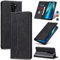 Jasonyu Handyhülle für Xiaomi Redmi Note 8 Pro Hülle Leder Flip Klappbare Stoßfeste Magnetische [Premium PU Leder] [Standfunktion] [Kartenfächern] Schutzhülle Klapphülle (Schwarz)