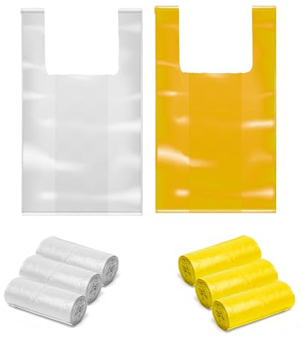 Lizzy 15L Pedal Bin Liners Scented | Fresh Linen & Summer Breeze, Lemon For Kitchen Bins & Large Indoor Trash Bin Garbage Bags (120)