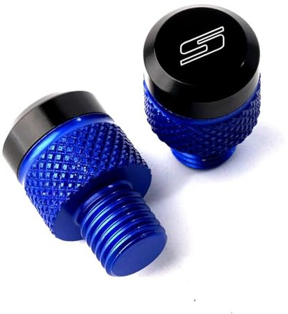 Générique Bouchons de vis for rétroviseur de Moto CNC compatibles avec Suzuki GSXS 750 GSX-S 750 GSX S750 GSXS 1000 GSXS125 150 950