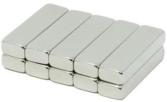 21 x 3.5 x 6mm N50 Neodymium Magnets - 2.72kg Pull Strength (Pack of 10) - High-Performance Strong Rare Earth Magnets for DIY, Crafts, and Industrial Use