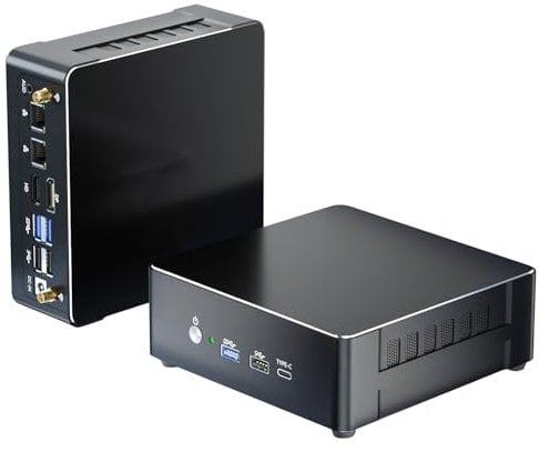 Mavsloly Mini PC with Core i9-13900H, 14 Cores Upto 5.4GHz, 64G RAM 2T PCIE4.0 SSD Mini Computer, Dual LAN, Wi-Fi 6E, 1*DisplayPort, 1*HDMI, 1*USB-C Triple Display, 8K, VESA, Windows 11 Pro