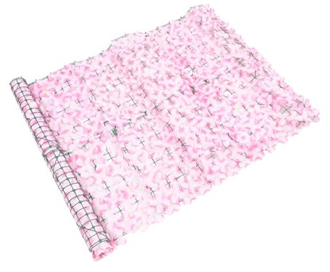 Eujgoov Clôture de Fausse Planche Pliable, Fausse Haie de Plante, Haie de Plante Artificielle 1 X 3 Mètres en Plastique en Plastique Horte pour Le Décor de Balcon Extérieur (#2)
