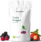 TISANE FRUIT ROUGES BIO 100g (50 Tasses) | Infusion Fruits Rouges sans Théine avec Hibiscus, Feuille de Mûre, Framboise, Fraise, Cerise REPLANTEA