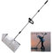 Genérico Rastrillo de Arena Grande de Acero Inoxidable con Mango Largo de 121 cm y Cesta de 40 x 20 cm, colador de Arena extraíble para la Playa de Pesca