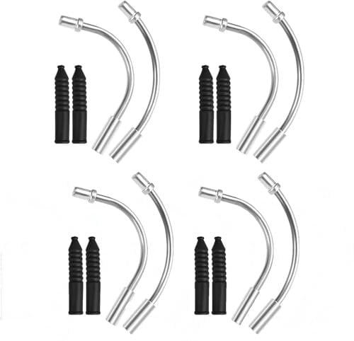Trifletopia 8 Sets Bicycle Cable Guide Pipes - v Brakes - Bike Cable - Brake Cables for Bicycles - Bicycle Brake Accessories for Road and Mountain Bikes, Ensuring Smooth and Efficient Braking
